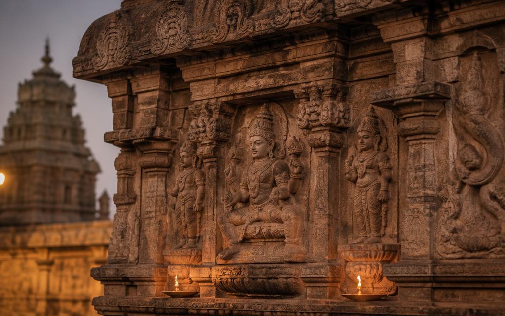 Carved stone relief from a Palnadu temple wall