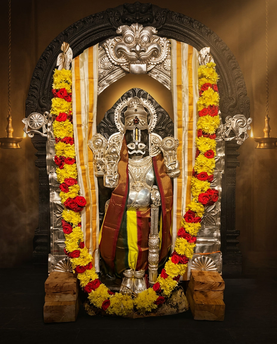 Sri Chennakesava Swamy moola virat in the garbhagudi